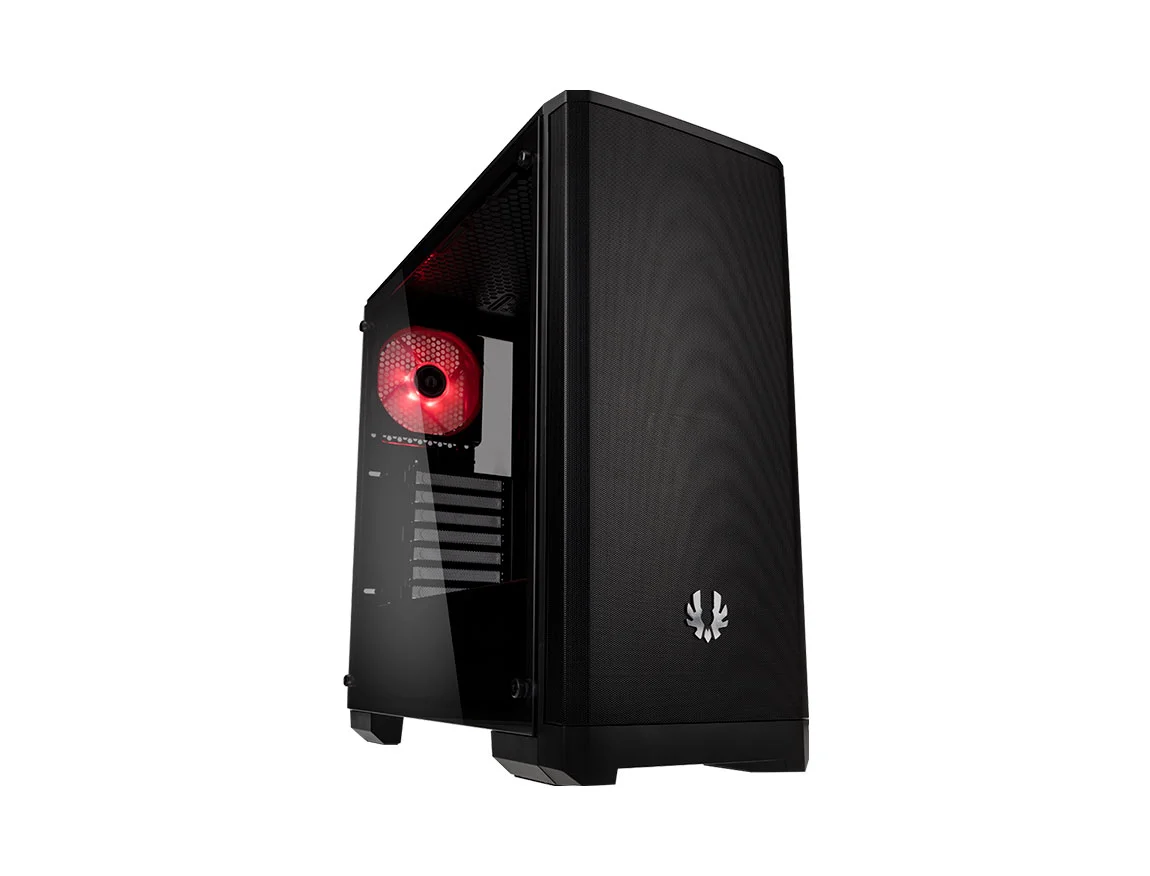 CASE BITFENIX NOVA MESH TG-BLACK ( BFC-NVM-300-KKGSK-RP ) S/ FUENTE | NEGRO | 1
